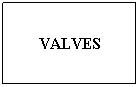 Text Box: VALVES
